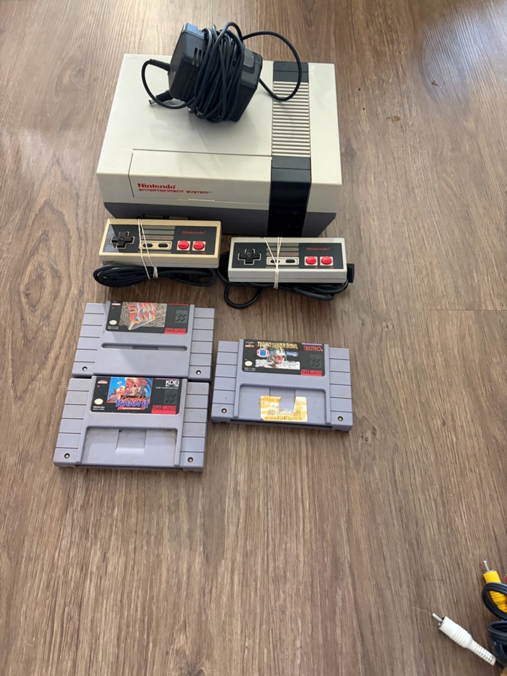 Nintendo NES Console Bundle in Gray, Black, Red